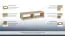 TV-Unterschrank Salta 05, Farbe: Eiche Sonoma - 30 x 120 x 40 cm (H x B x T)