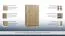 Drehtürenschrank / Kleiderschrank Plata 08, Farbe: Eiche Sonoma - 201 x 120 x 53 cm (H x B x T)