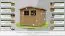 Gartenhaus 2,4 x 2,9 Meter (inkl. Dach) | Naturbelassen | Satteldach | 28 mm Blockbohlen Abbildung