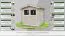 Gartenhaus 2,9 x 2,9 Meter (inkl. Dach) | Naturbelassen | Satteldach Abbildung