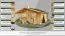 Holz-Gartenhaus 3,98 x 4,46 Meter (inkl. Dach) | Naturbelassen | Satteldach | 44 mm Blockbohlen-Haus Abbildung