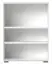 Schuhschrank Garim 49, Farbe: Weiß Hochglanz - Abmessungen: 101 x 76 x 35 cm (H x B x T)