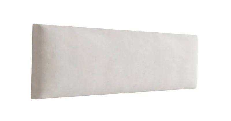 Polsterpaneele, 10er Set, Farbe: Beige, Bezug: Velour, Maße: 38 x 15 cm
