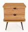 Nachtkommode Rolleston 05 Kernbuche massiv geölt - Abmessungen: 57 x 50 x 41 cm (H x B x T)