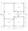 Ferienhaus / Gartenhaus mit 5 Räume, aus nordischen Fichtenholz, 70 mm Blockbohlenhaus, Grundfläche: 46,32 m², Außenmaße: 626 x 740 cm, Satteldach