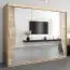 Schiebetürenschrank / Kleiderschrank Serbota 06 mit Spiegel, Farbe: Eiche Sonoma - Abmessungen: 200 x 250 x 62 cm (H x B x T)