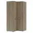 100 cm breiter Kleiderschrank mit 2 Türen | Farbe: Sonoma Eiche Abbildung