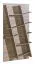 Regal Cavalla 11, Ausrichtung Links, Farbe: Eiche Braun - Abmessungen: 195 x 100 x 22 cm (H x B x T)