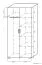Drehtürenschrank / Kleiderschrank Ciomas 24, Farbe: Sonoma Eiche - Abmessungen: 190 x 90 x 55 cm (H x B x T)