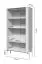Wohnzimmer - Set B Aufaga | 4-teilig | Farbe: Kaschmir | dekorative Relief-Streifen | Soft Close System | Metallbeine
