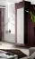 Elegante Wohnzimmer Wohnwand Hompland 111, Farbe: Schwarz / Weiß - Abmessungen: 170 x 260 x 40 cm (H x B x T), mit Push-to-open