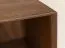 TV-Unterschrank mit einer Glasschiebetür Salleron 03, eine Holzschiebetür, Eiche massiv geölt, Farbe: Tabacco, Maße: 52 x 200 x 50 cm, vier Fächer