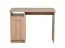 Einfacher Schreibtisch mit einer Tür Rovat 01, Farbe: Eiche Sonoma, drei Fächer, gut kombinierbar, ABS-Kanten, Maße: 74,5 x 100 x 50 cm, für Büro