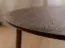Couchtisch rund Verzee 06, drei Standbeine, aus massiven Eichenholz, in Tabacco geölt, Maße: 34 x 71 x 71 cm, langlebig, für Wohnzimmer