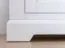 Kommode Bresle 05, Kiefer massiv, Farbe: Weiß / Natur - Abmessungen: 85 x 166 x 41 cm (H x B x T)