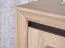 Vitrine Kundiawa 09, Farbe: Sonoma Eiche hell / Sonoma Eiche dunkel - Abmessungen: 140 x 120 x 40 cm (H x B x T)