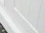 Kommode Gyronde 04, Kiefer massiv Vollholz, Farbe: Weiß / Walnuss - 85 x 167 x 45 cm (H x B x T)