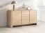 Sideboard | Kommode | Eiche | Vytgarth 06 | 84 x 168 x 39 cm | Holzoptik | 3 Schubladen | 2 Türen | 4 Fächer | Buffetschrank | reichlich Platz