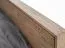Doppelbett Amru 05 aus geöltem Massivholz, in Eiche rauchig, 91 x 169 x 210 cm, Liegefläche: 160 x 200 cm, für Schlafzimmer, hochwertig und stilvoll