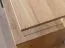 TV-Unterschrank, Hängeschrank Rania 19, aus geöltem Massivholz, 52 x 200 x 39 cm, in Eiche / Schwarz, Front aus Glas und Stirnholz, inkl. LED