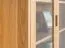 Vitrine Eiche massiv natur Aurornis 12 - Abmessungen: 200 x 142 x 40 cm (H x B x T)