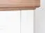 Schrank Lotofaga 05, Farbe: Weiß / Walnuss - 193 x 65 x 38 cm (H x B x T)