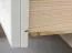 Schminktisch Gyronde 35, Kiefer massiv Vollholz, weiß lackiert - 85 x 93 x 45 cm (H x B x T)