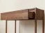 Konsolentisch | Sideboard | Farbe: Tabacco | Massivholz | Soft Close System | 1 Schublade | Eichenholz geölt | 1 Ablagefach | 83 x 33 x 80 cm | Seille 02 | gefräster Griff