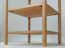 Regal | Massivholz | 4 Fächer | Eichenholz geölt | Farbe: Eiche | 43 x 43 x 100 cm | Seille 08