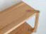 Garderobe | 9 Haken | Massivholz | Eichenholz geölt | mit Ablage | Farbe: Eiche | 83 x 22 x 36 cm | Seille 21
