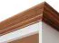 TV-Unterschrank Gyronde 09, Kiefer massiv Vollholz, Farbe: Weiß / Eiche - 53 x 111 x 53 cm (H x B x T)
