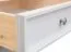 Vitrine Gyronde 17, Kiefer massiv Vollholz, weiß lackiert - 130 x 90 x 45 cm (H x B x T)