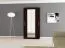 100 cm breiter Kleiderschrank mit 5 Fächern und 2 Türen | Farbe: Schwarz Abbildung