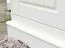 108 cm breiter Kleiderschrank mit 2 Türen | Farbe: Eiche / Weiß Abbildung