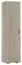 Schrank Ciomas 06, Farbe: Sonoma Eiche - Abmessungen: 190 x 50 x 40 cm (H x B x T)