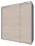 Schiebetürenschrank / Kleiderschrank Rabaul 41, Farbe: Sonoma Eiche - Abmessungen: 210 x 190 x 60 cm (H x B x T)