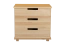 Kommode Kiefer massiv Vollholz natur 002 - Abmessung 80 x 80 x 42 cm (H x B x T)