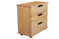 Kommode Kiefer massiv Vollholz natur 002 - Abmessung 80 x 80 x 42 cm (H x B x T)