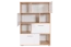 Kommode Kavieng 09, Farbe: Eiche / Weiß - Abmessungen: 130 x 90 x 40 cm (H x B x T)