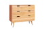 Kommode Eiche massiv natur Aurornis 32 - Abmessungen: 84 x 96 x 40 cm (H x B x T)
