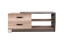 TV - Unterschrank Sichling 03, Rahmen Rechts, Farbe: Eiche Braun - Abmessungen: 51 x 120 x 46 cm (H x B x T)