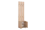 Garderobe Ainsa 02, Farbe: Eiche Braun - 209 x 50 x 37 cm (H x B x T)