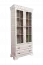 Vitrine Sentis 14, Farbe: Kiefer weiß - Abmessungen: 192 x 88 x 40 cm (H x B x T)