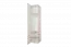 Drehtürenschrank / Kleiderschrank Siumu 01, Farbe: Beige / Beige Hochglanz - 224 x 47 x 56 cm (H x B x T)