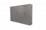 Drehtürenschrank / Kleiderschrank Lotofaga 18, Farbe: Grau / Walnuss - 227 x 346 x 59 cm (H x B x T)