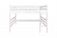 Hochbett 160 x 190 cm "Easy Premium Line" K23/n, Buche Massivholz weiß lackiert, teilbar