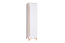 Schrank Amanto 2, Farbe: Weiß / Esche - Abmessungen: 200 x 47 x 52 cm (H x B x T)