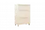 Schuhschrank  Siusega 02, Farbe: Creme - 102 x 68 x 35 cm (H x B x T)