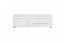 TV-Unterschrank Garim 28, Farbe: Weiß Hochglanz - 46 x 150 x 45 cm (H x B x T)