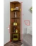 Regal / Eckregal Kiefer massiv Vollholz Nussfarben 002 - Abmessung 200 x 40 x 42 cm (H x B x T)